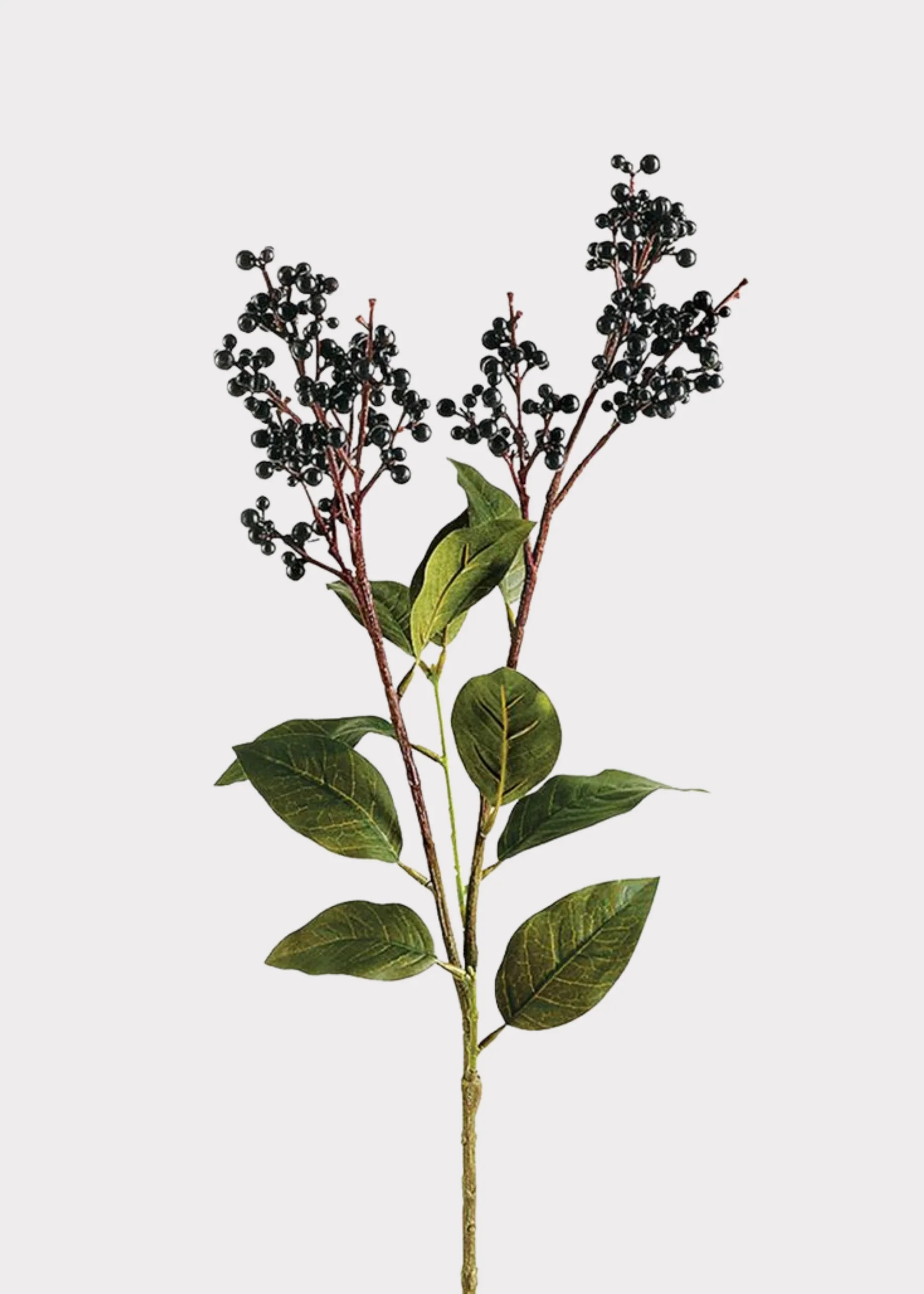 Fake Berries Lacoste Dark Berry Branch - 25.25" | Afloral
