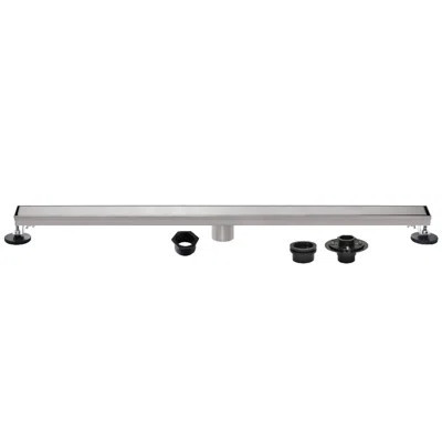 Kingston Brass Watercourse 60-Inch Stainless Steel Linear Shower Drain With Flange And Hair Trap | Wayfair North America