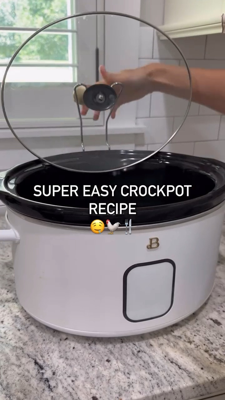 🍽️ CROCKPOT CHICKEN POT PIE 🍽️
Looking for an easy, family-approved dinner? This crockpot chicken pot pie is the perfect comfort food, and the best part? The slow cooker does all the work! Here’s how to make it:

Ingredients:
• 2 lbs boneless, skinless chicken breasts or thighs
• 2 cans cream of chicken soup (10.5 oz)
• 1 can cream of celery soup (10.5 oz)
• 12 oz frozen mixed vegetables
• 2 tsp garlic powder, divided
• 2 tsp onion powder, divided
• 2 tsp black pepper, divided
• 1 can homestyle biscuits (16.3 oz)

Directions:
1️⃣ Spray your crockpot with non-stick spray. Place chicken breasts at the bottom, and season with 1 tsp each of garlic powder, onion powder, and black pepper.
2️⃣ Pour the cream of chicken and celery soups over the chicken.
3️⃣ Add the frozen mixed veggies on top, then sprinkle the remaining garlic powder, onion powder, and black pepper.
4️⃣ Cook on LOW for 6-8 hours, or HIGH for 4-6 hours, until the chicken is cooked through and easy to shred.
5️⃣ About 15-20 minutes before serving, bake your biscuits according to package instructions.
6️⃣ Shred the chicken in the crockpot, mixing it with the gravy and veggies. Serve with a warm biscuit, or split the biscuit and top it with the chicken pot pie mixture.

Trust me, your family will LOVE this! 😋 It’s the perfect cozy meal for busy nights. Save this recipe, try it out, and let me know what you think!

#ChickenPotPie #CrockpotMeals #SlowCookerRecipes #FamilyDinner #EasyDinner #ComfortFood #FallRecipes #WeeknightDinner #MomLife #HomeCooking #DinnerIdeas #RecipeReel

Comment SHOP below to receive a DM with the link to shop this post on my LTK ⬇ https://liketk.it/4UP5j