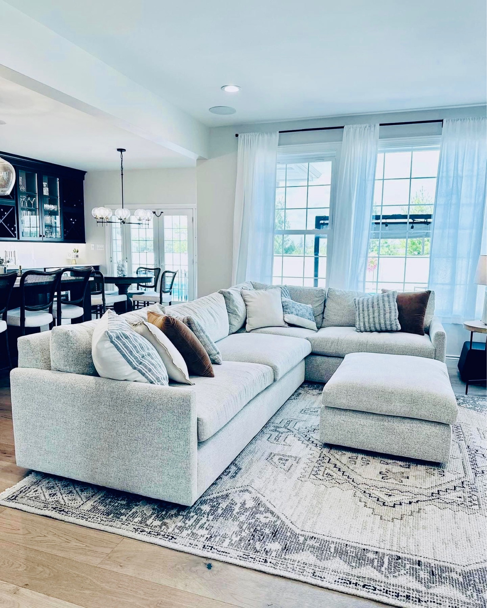 The most amazing sectional with so much seating and a storage ottoman too!  Love this line and this company!  And additional throw pillows are perfect for added color & texture.😍

#LTKfamily #LTKhome #LTKparties