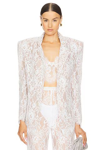 Bronx and Banco Capri Blanc Lace Blazer in White from Revolve.com | Revolve Clothing (Global)