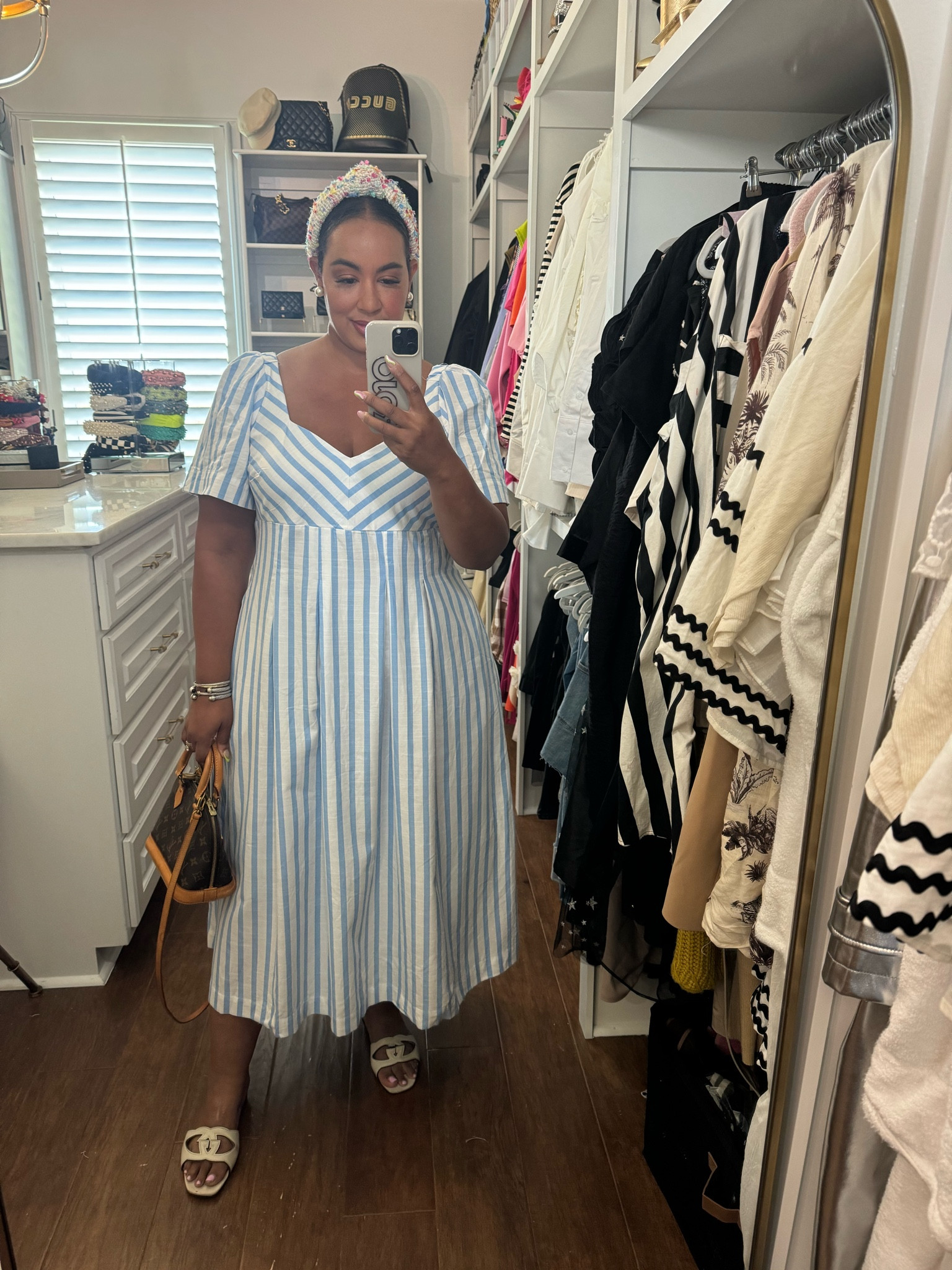 Sweetest blue and white striped dress from target. On sale and less than $25 wearing a size 16 

#LTKPlusSize #LTKFindsUnder50 #LTKWorkwear