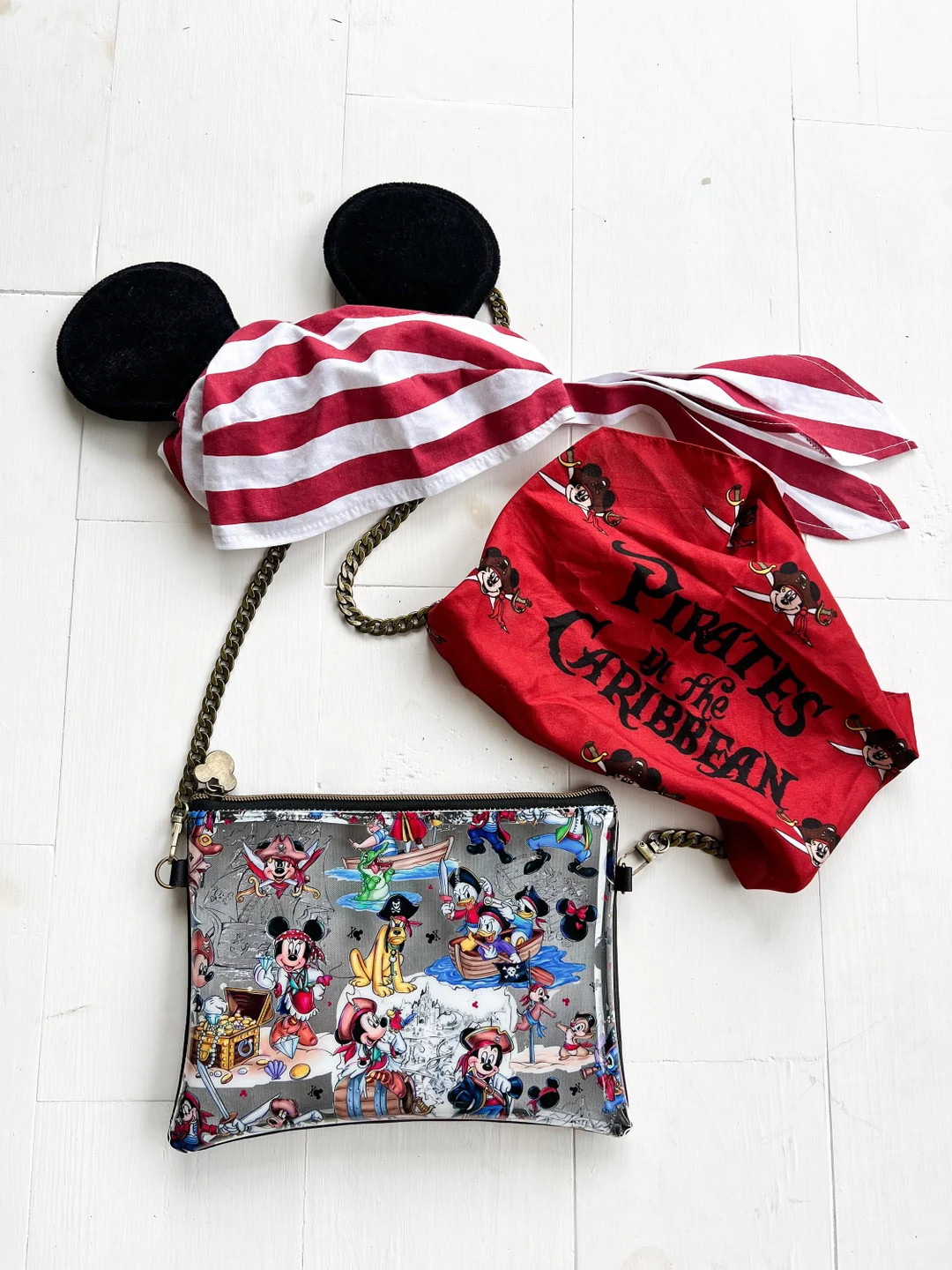 Pirate Mouse Clear Wet/dry Bag - Etsy | Etsy (US)