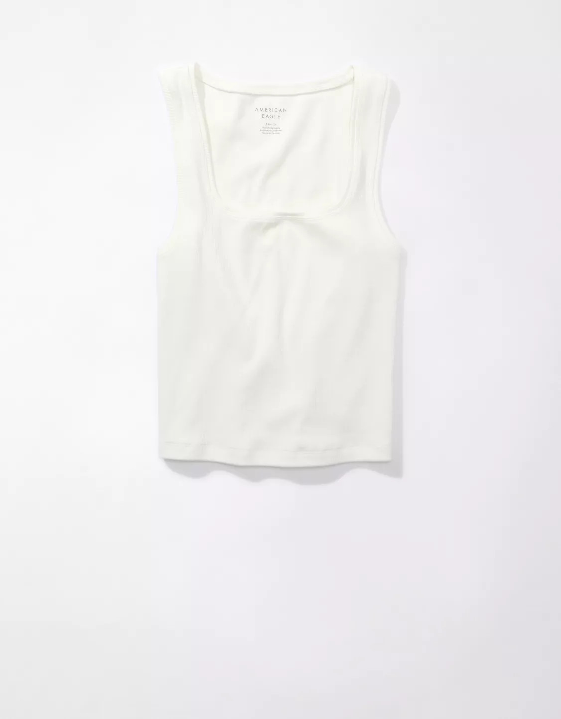 AE Square-Neck Main Squeeze Tank Top | American Eagle Outfitters (US & CA)