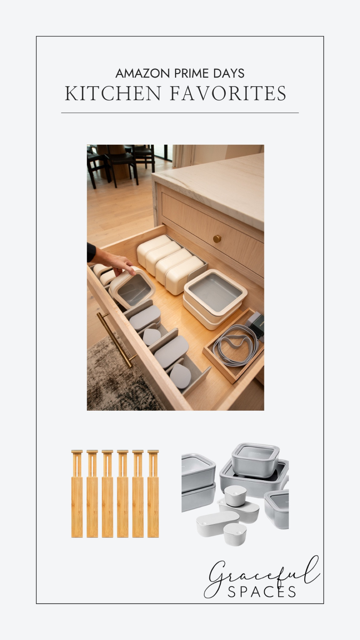 Kitchen organization favorites from Amazon Prime!



Amazon Prime days, kitchen storage, drawer organization #LTKSummerSales 

#LTKHome #LTKSaleAlert