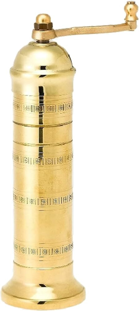 The Original Greek Salt and Pepper Mill (Brass, 8-Inch Salt) | Amazon (US)