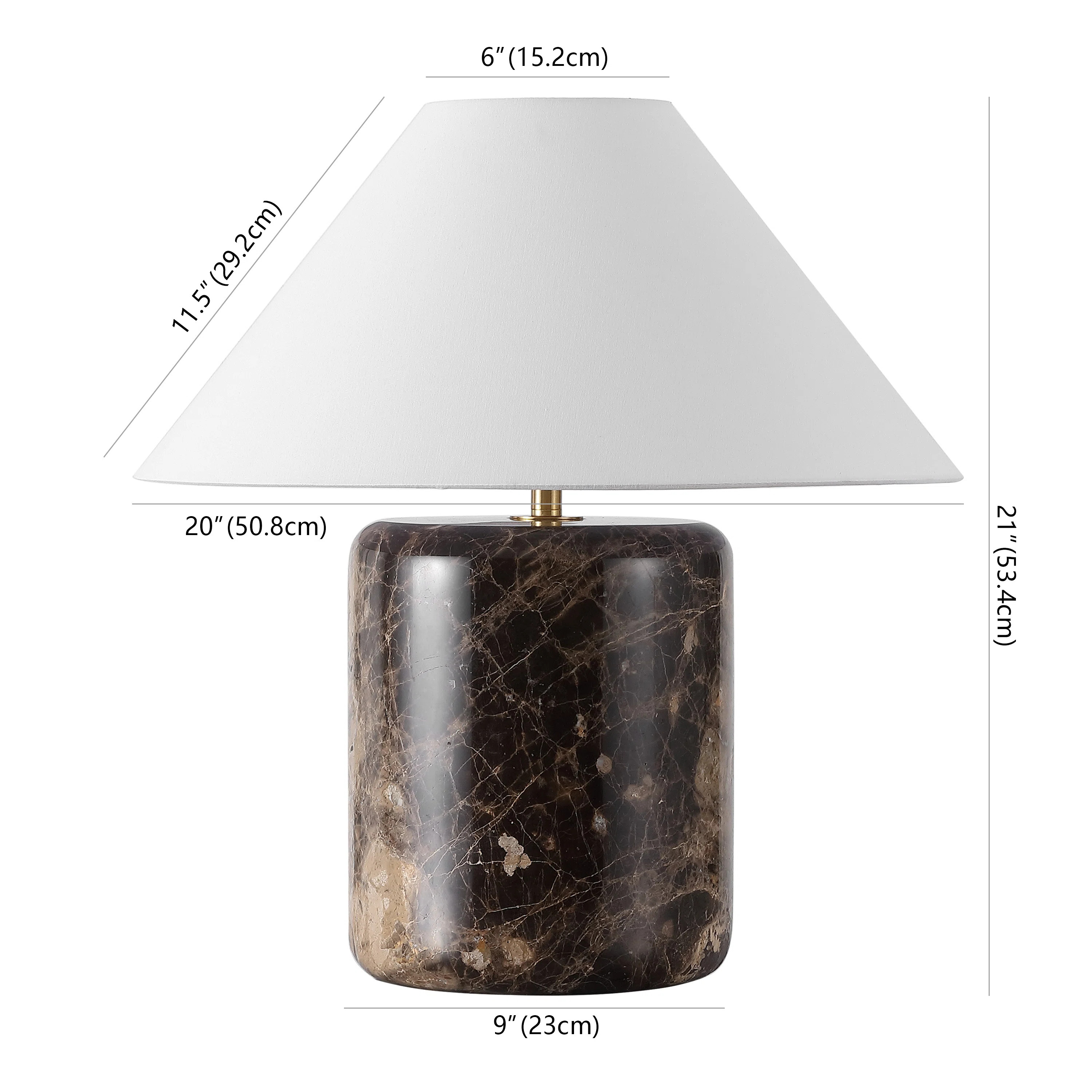 Drumagrove Marble Table Lamp | Wayfair North America