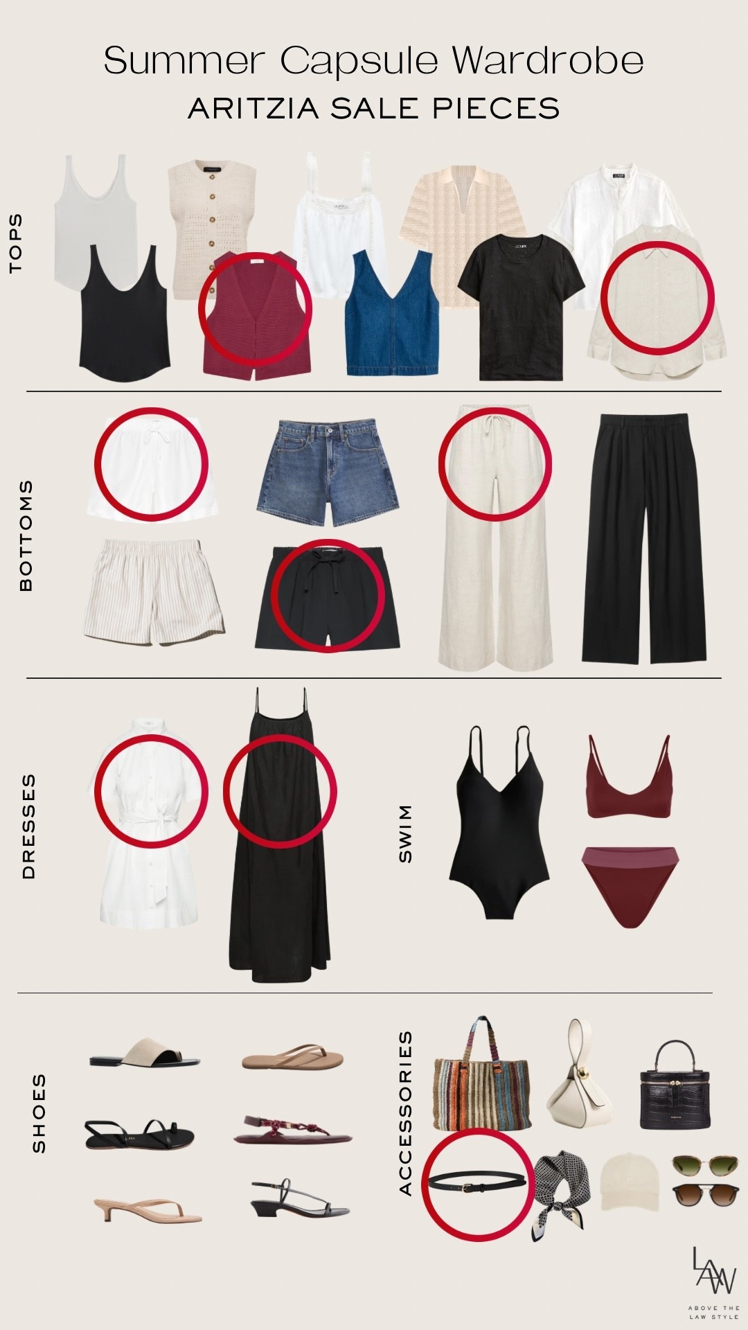 Summer Capsule Aritzia Sale Pieces

#LTKOver40 #LTKSeasonal #LTKSaleAlert