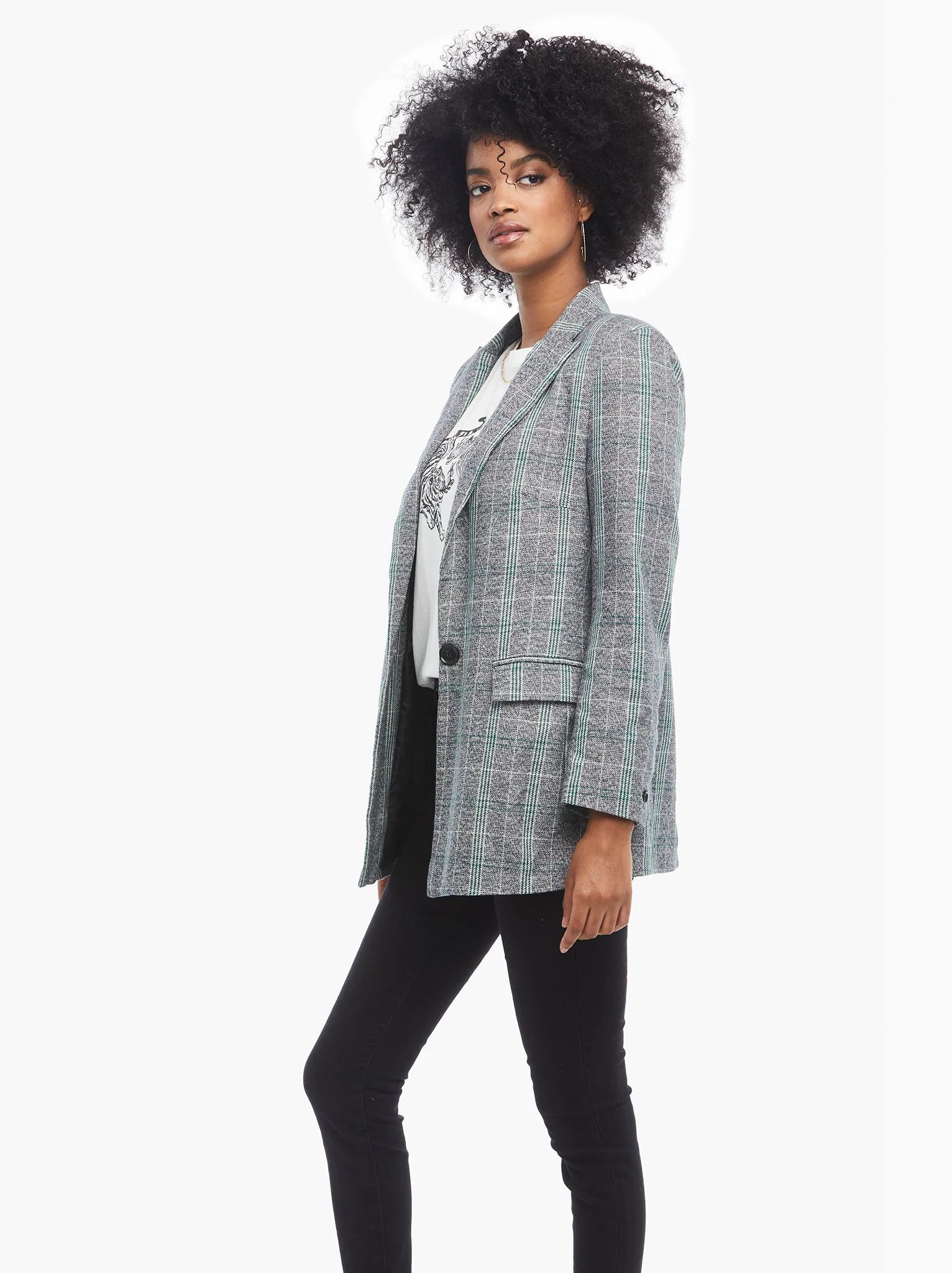 Vaudie Structured Blazer - 

  
    

    $155or 4  payments of $38.75 by  ⓘ | ABLE