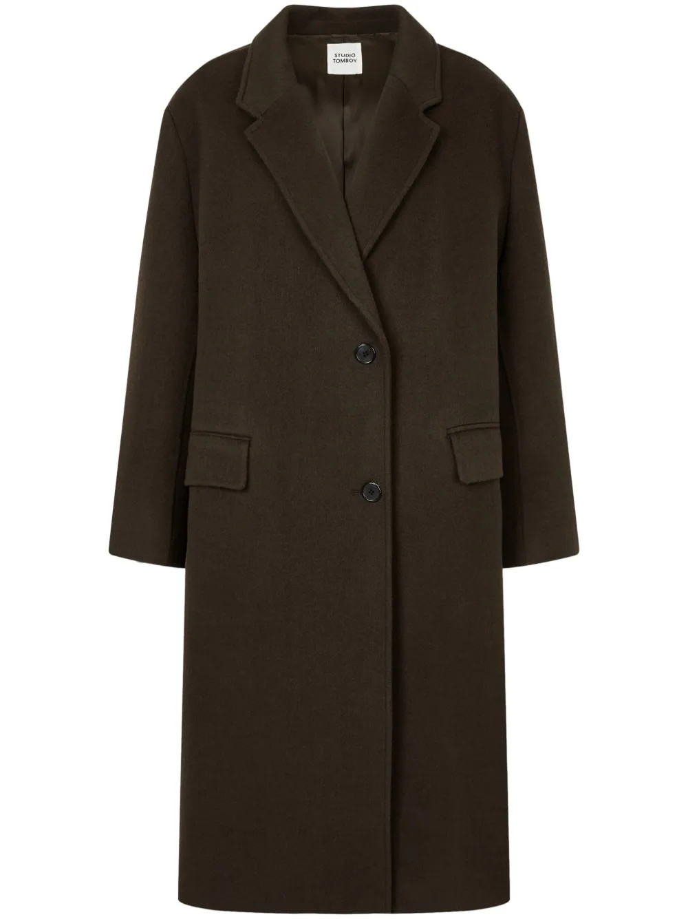 STUDIO TOMBOY Tailored Coat | Brown | FARFETCH | Farfetch Global