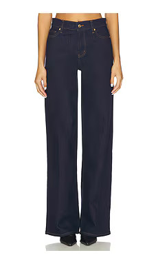FRAME Le Slim Palazzo Long Jeans in Rinse from Revolve.com | Revolve Clothing (Global)