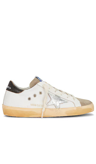 Super-Star Sneaker in White, Taupe, Silver, & Black | Revolve Clothing (Global)