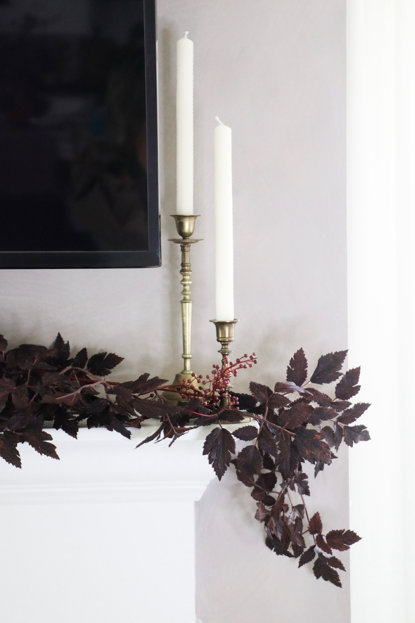 Plum Purple Cimicifuga Leaf Garland curated on LTK