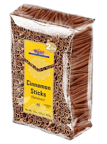 Rani Cinnamon Sticks 32oz (2lbs) 908g Bulk Bag - 175-200 Sticks - Strong Aroma, Perfect for Baking, Cooking & Beverages | 3+ Inches Length - Cassia Saigon Cinnamon from Vietnam | Kosher | Amazon (US)