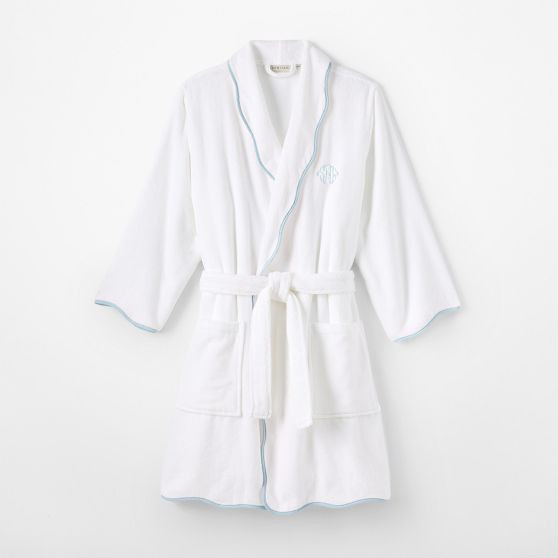Hydrocotton Scalloped Bath Robe | Mark and Graham