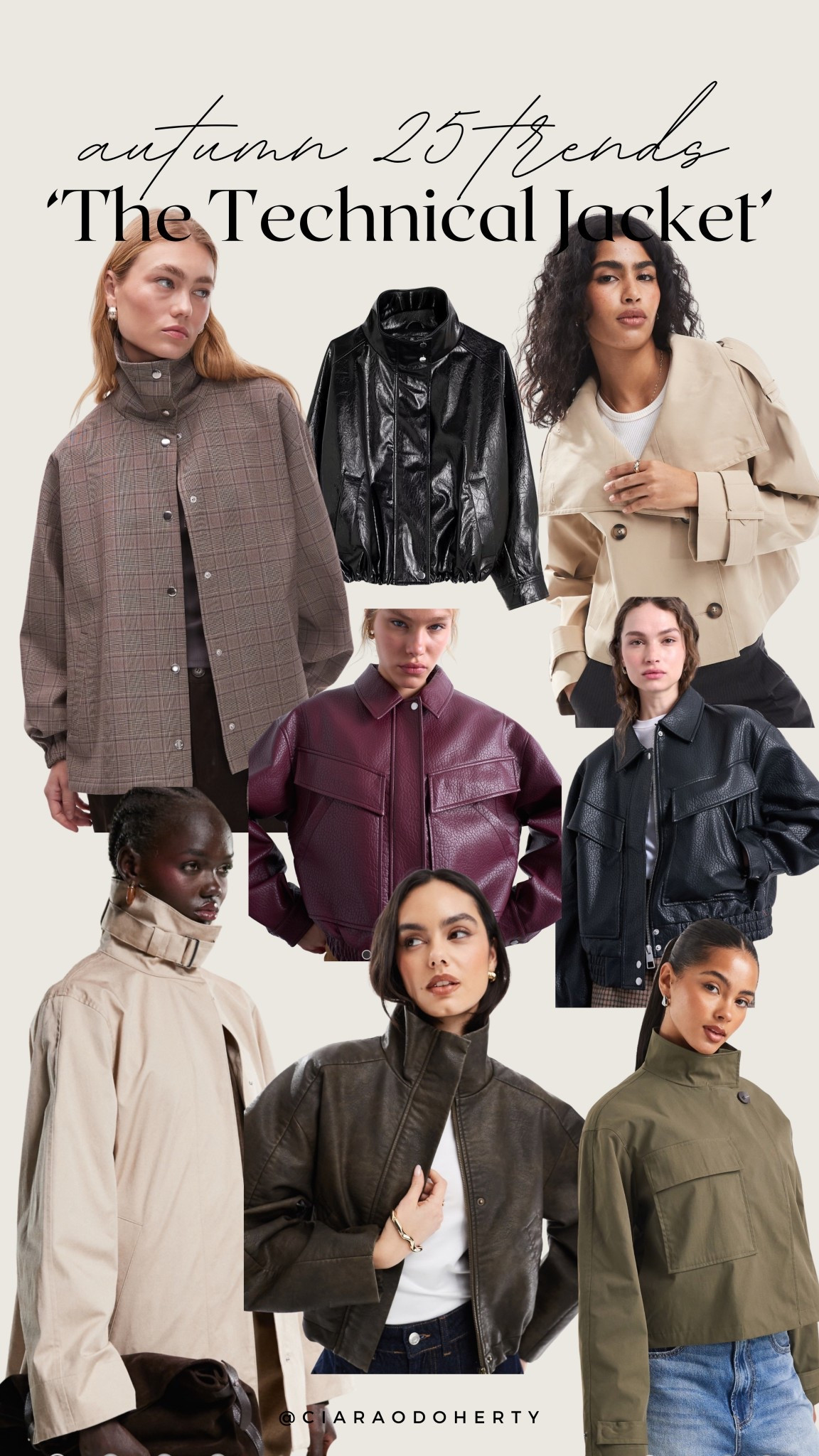 Autumn 25’ trends: The Technical Jacket
Bomber jacket, short trench, funnel neck jacket, leather jackett

#LTKeurope #LTKireland #LTKautumn