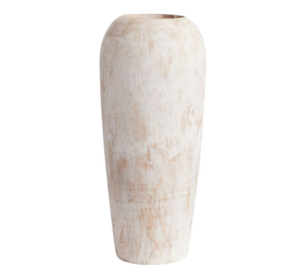 Mango Wood Vase, Large | Pottery Barn (US)