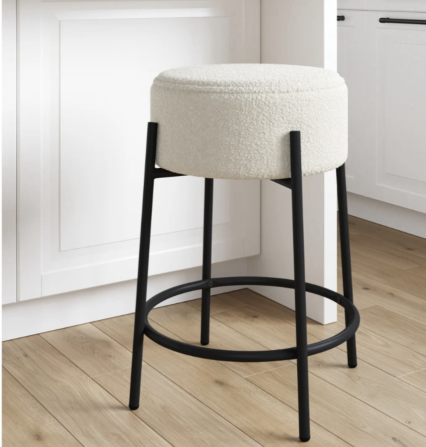Round white boggle backless bar height stool by Nathan James 

We love this backless bar stool by Nathan James. They come in white or leather. 



#LTKU #LTKHome #LTKParties
