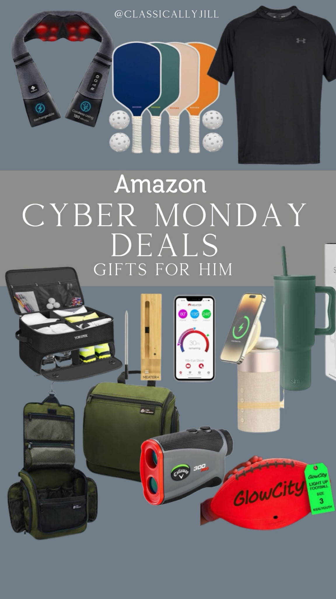 Cyber Monday deals on Gifts for Guys! I’ve bought a lot of these before for Mike, my FIL, dad, and nephews.  Tech, athleisure, or gadgets are usually a win!  #amazonpartner @amazon #FallFavorites2024 #amazonholiday 

#LTKCyberWeek #LTKHoliday #LTKMens