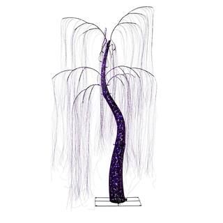7 ft. Plug-In LED Color-Changing Willow Tree | The Home Depot