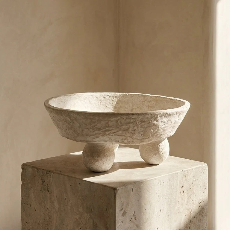 Arlo Footed Bowl | Pepper + Vetiver