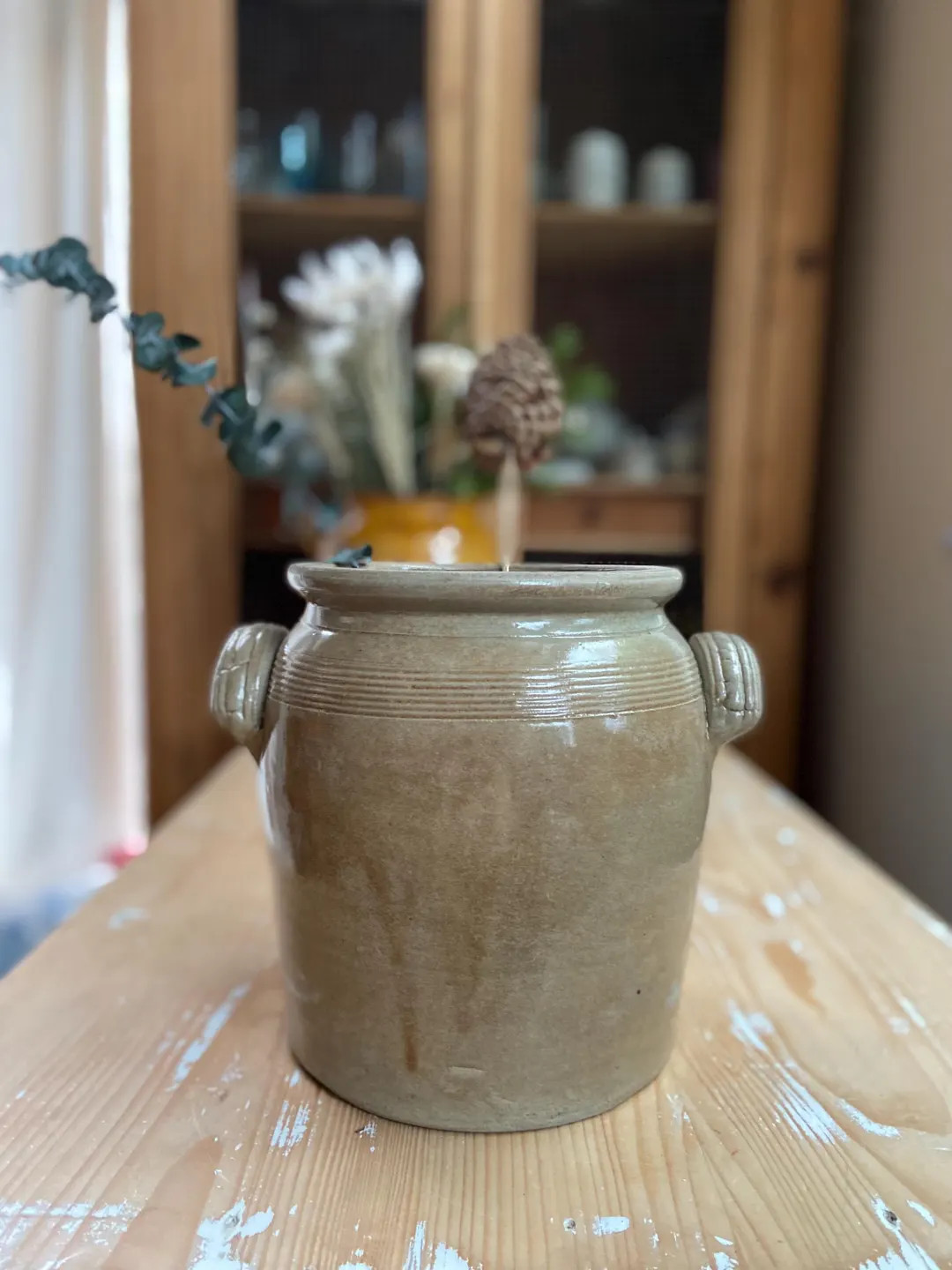 Beautiful Vintage French Farmhouse Stoneware Crock, Pot - Etsy | Etsy (US)