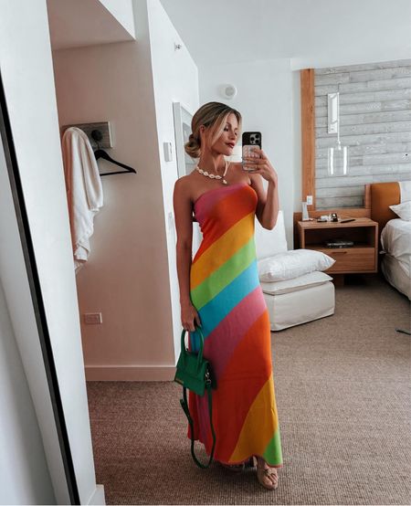 Rainbow dress from Show Me Your Mumu! 

dress l dress long l spring l summer