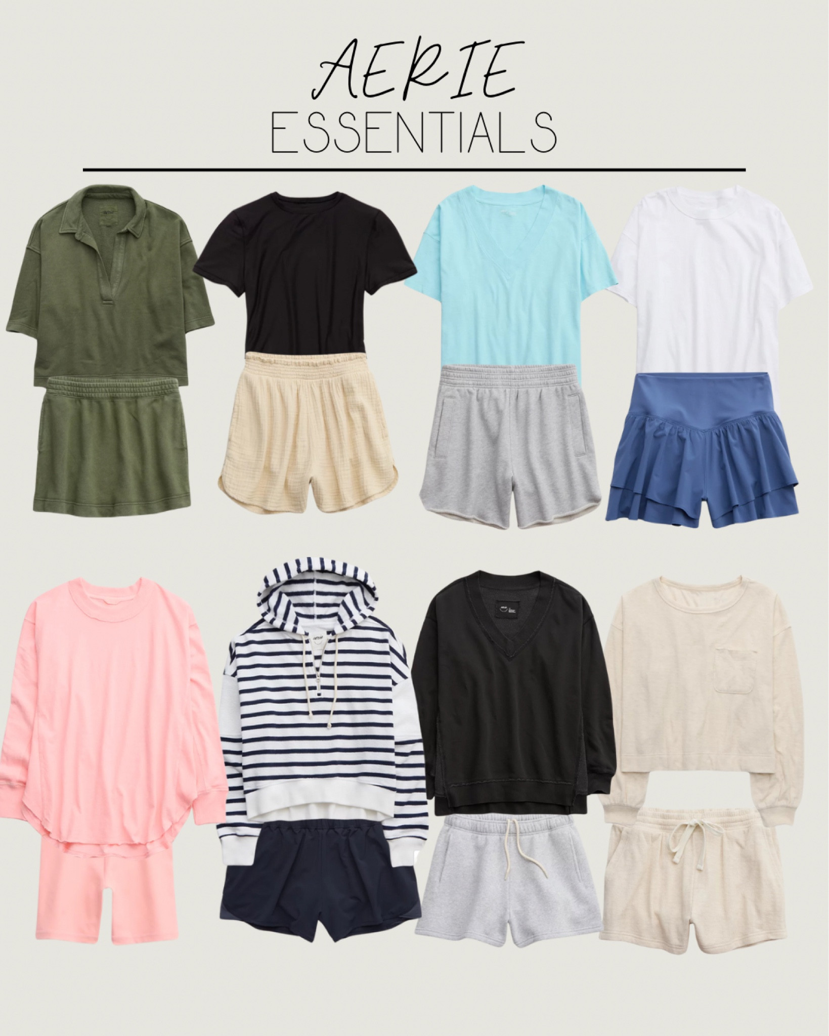 Aerie essential items to mix/match! 

#LTKstyletip #LTKSeasonal #LTKfindsunder50