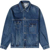 FDMTL Men's Denim Jacket in 3 Year Indigo Wash, Size Medium | END. Clothing | End Clothing (US & RoW)