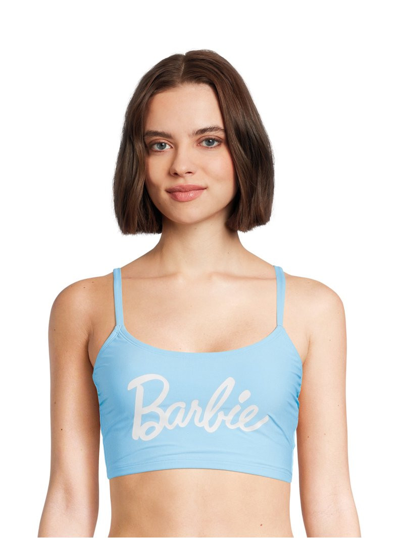 Barbie™ Women's Scoop Neck Midkini Swim Top, Sizes XS-XXL | Walmart (US)