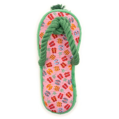 The Worthy Dog Flip Flop Tough Toy - Pink - L | Target