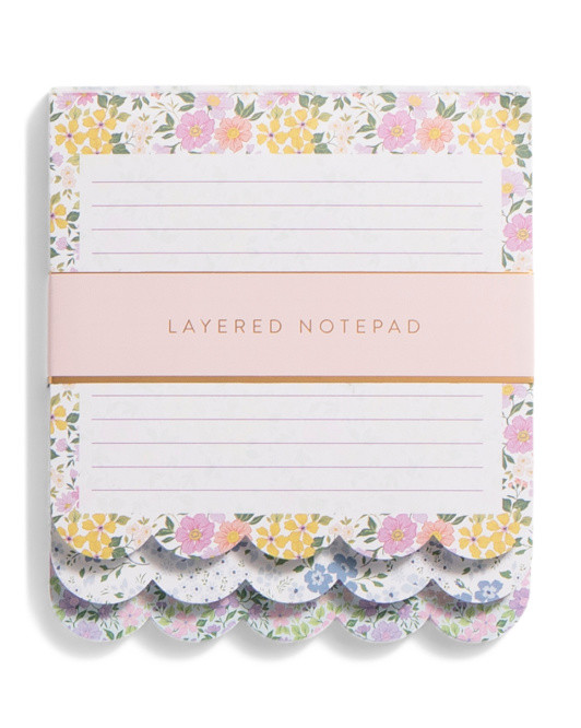 7x7 Floral Layered Notepad | Office & Storage | Marshalls | Marshalls