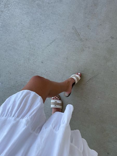 cutest tan and white mix of sandals
sandals: 8.5

#LTKshoecrush #LTKstyletip #LTKsalealert