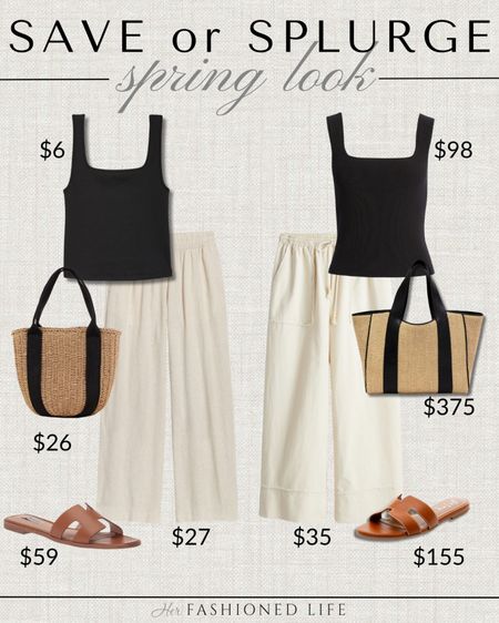 Save or Splurge Spring look! 

#LTKstyletip #LTKtravel #LTKsalealert