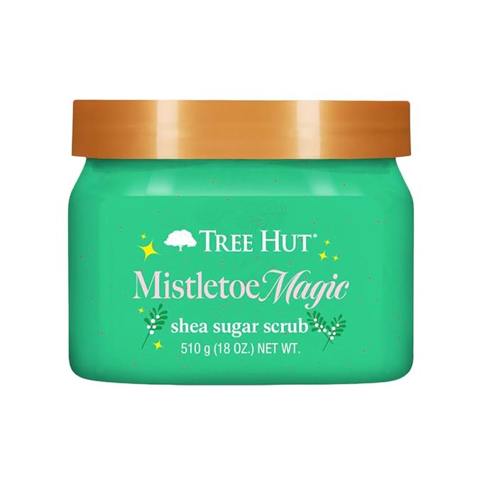 Tree Hut Mistletoe Magic Shea Sugar Scrub, Exfoliating & Hydrating Body Scrub with Shea Butter, H... | Amazon (US)