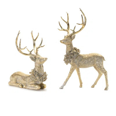 Holidya Deer Figurine (Set of 2) | Wayfair North America