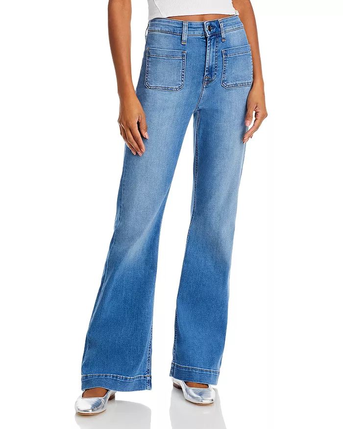 JEN 7 by 7 For All Mankind Wide Leg Jeans in 70S Blue Back to results -  Women - Bloomingdale's | Bloomingdale's (US)