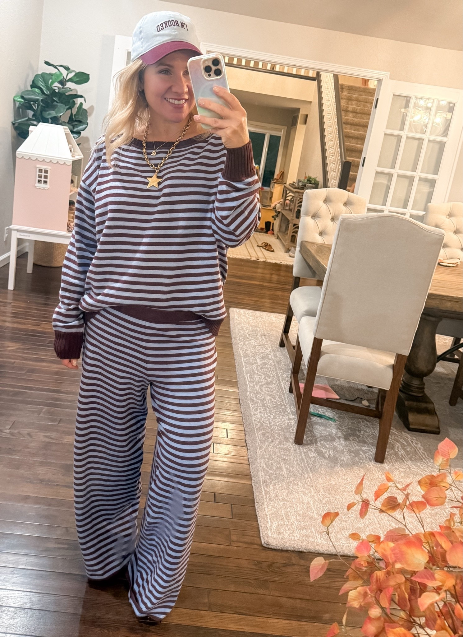 Cozy lounge set currently on sale for 30% off! Tops runs oversized. Wearing size S top and M bottoms.

#LTKPetite #LTKmomlife #LTKootd