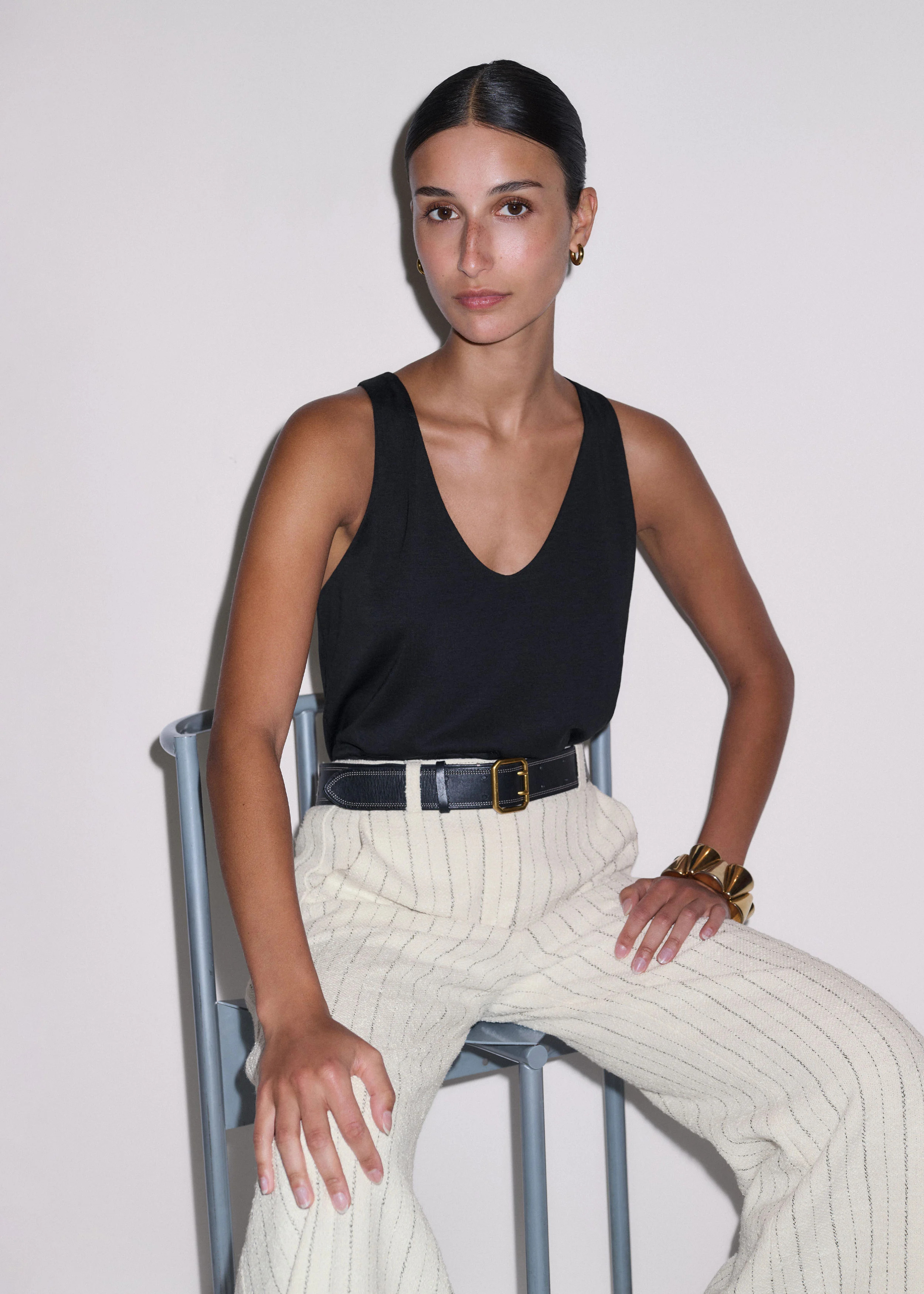 Scoop Neck Vest Supersoft Jersey | ME+EM Global (Excluding US)