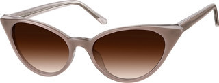 Zenni Women's Cat-Eye Rx Sunglasses Cappuccino Plastic Full Rim Frame | Zenni Optical (US & CA)