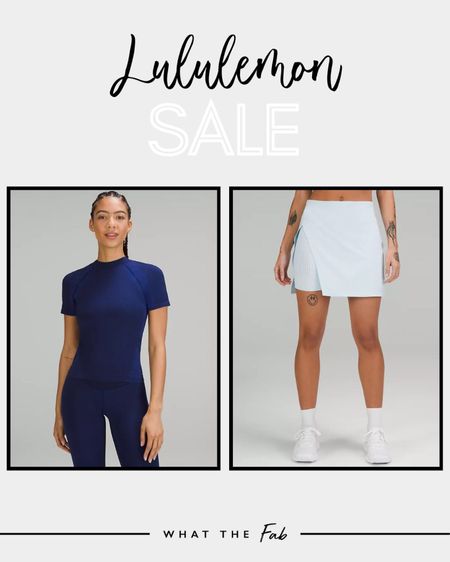 Lululemon sale, Lululemon shirt, Lululemon tennis skirt, Slit tennis skirt, seamless training short sleeve shirt

#LTKunder50 #LTKsalealert #LTKSale