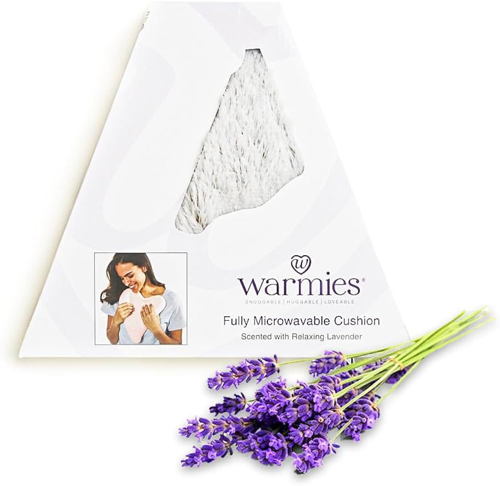 Marshmallow Lavender Warmies Heart Heat Pad | Amazon (US)
