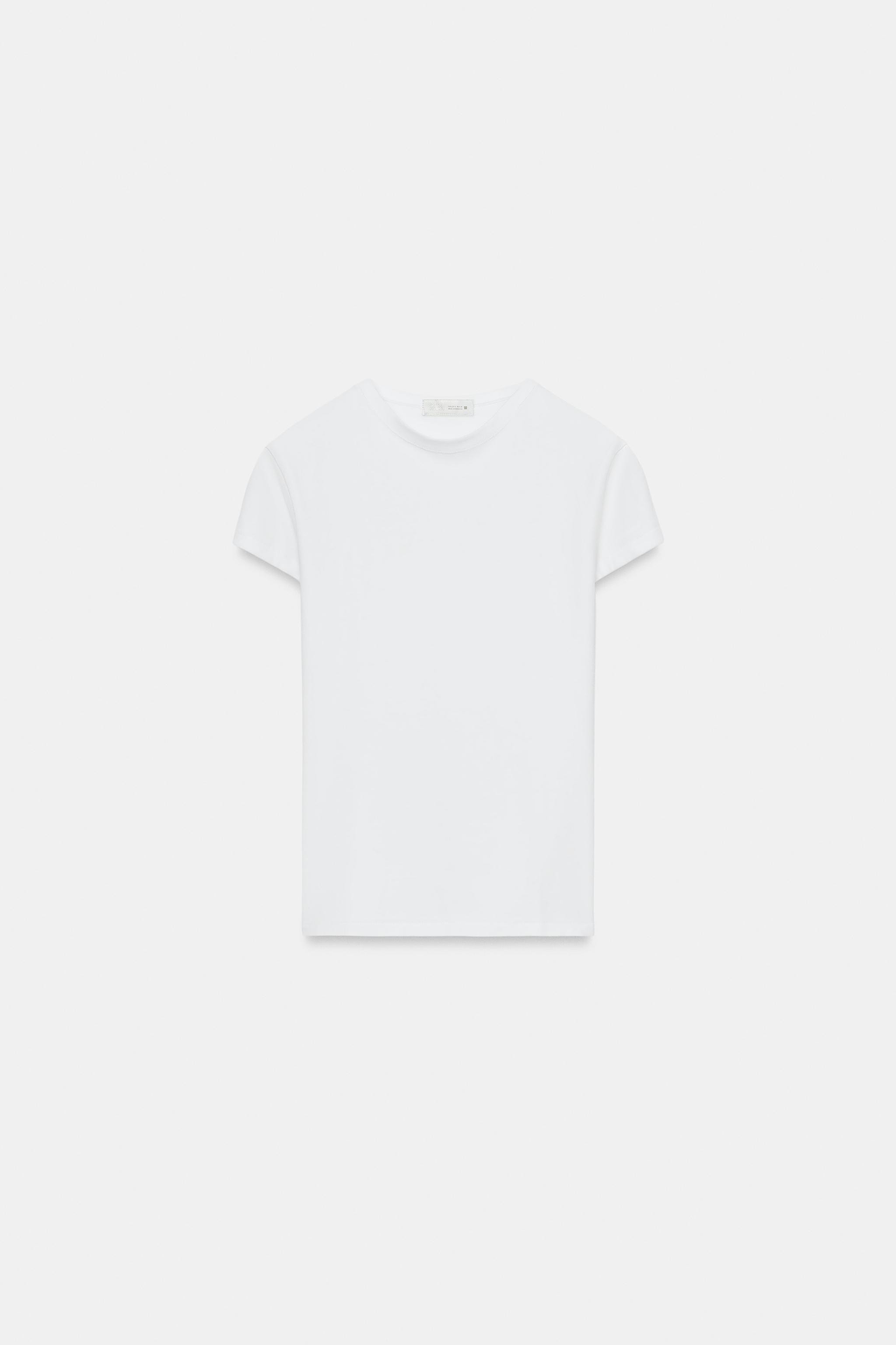 SLIM FIT SHORT SLEEVE T-SHIRT | Zara US