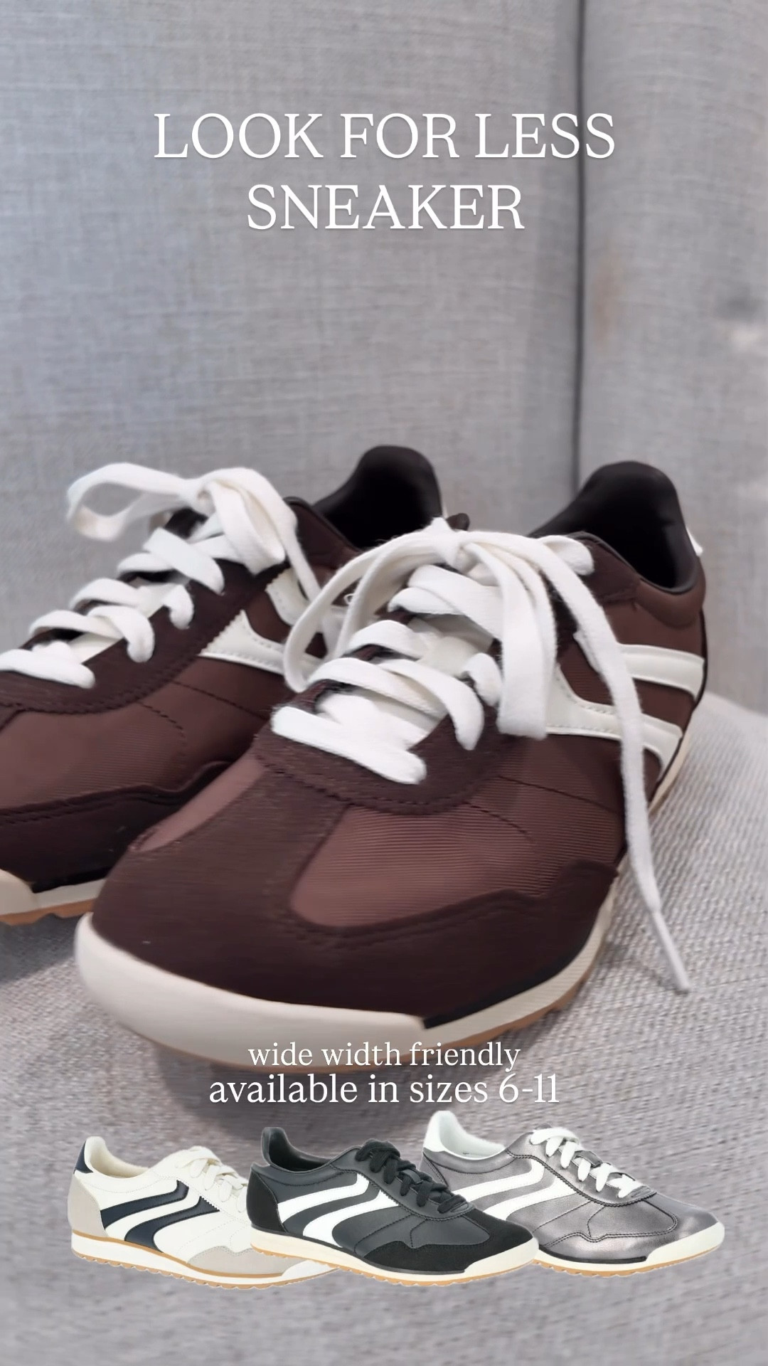 👟 Walmart Retro Sneakers 👟 

Perfect sneaker for fall 🍂 These are comfortable, cute and wide width friendly. Four colorways and they also have a men’s version that I’ll link as well.

fall sneaker, fall fashion, fall outfit, midsize outfits, Walmart shoes, look for less sneakers, Walmart finds

#LTKShoeCrush #LTKMidsize #LTKActive