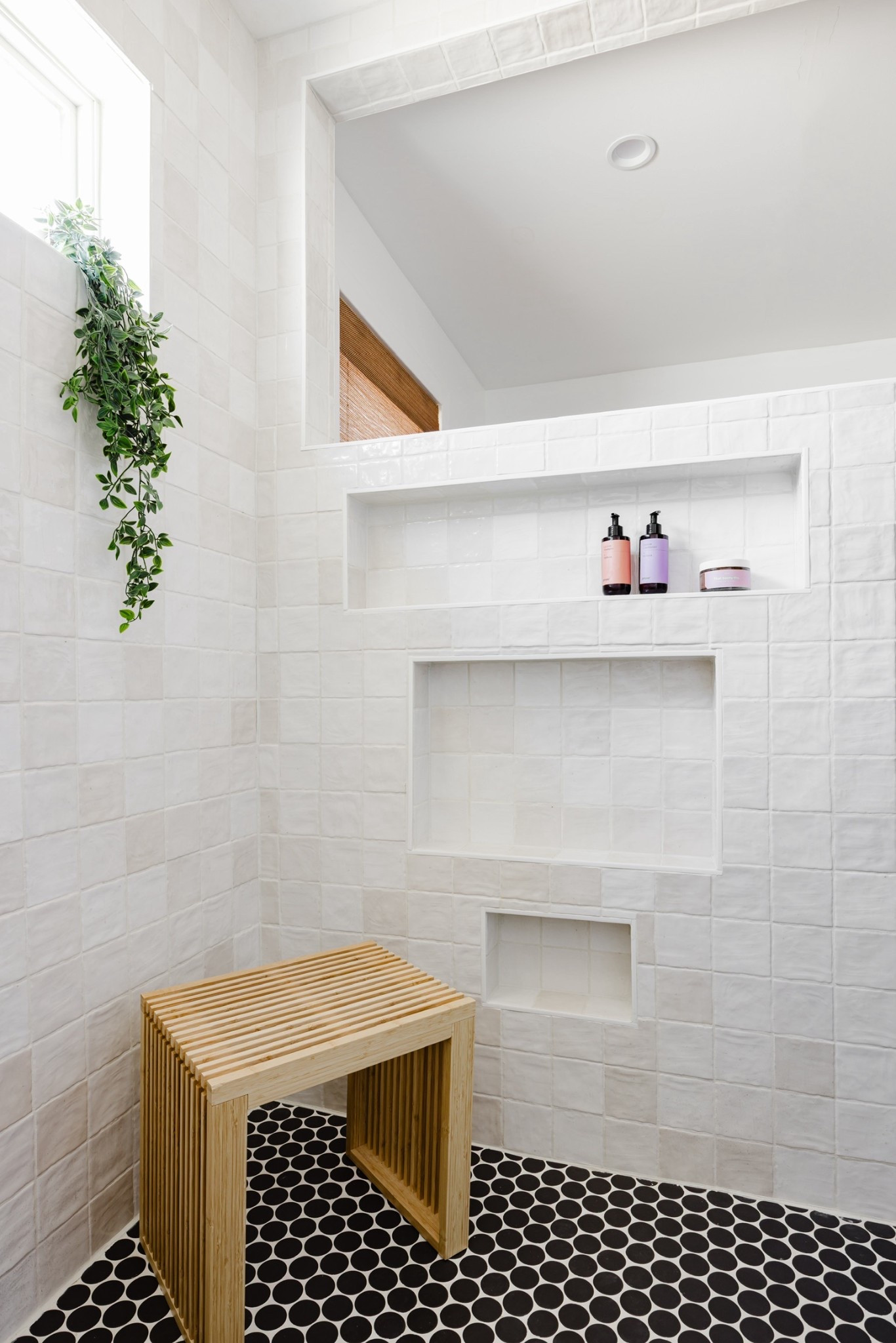 If you’re tackling a bathroom remodel, be sure to check out this shower tile combo! The white 4” square tiles look like zellige tile but they aren’t! The variety of shades, and subtle glaze, provide such a luxe look. We then paired with matte black floor tile to create striking contrast. @Wayfair 

#LTKSaleAlert #LTKHome