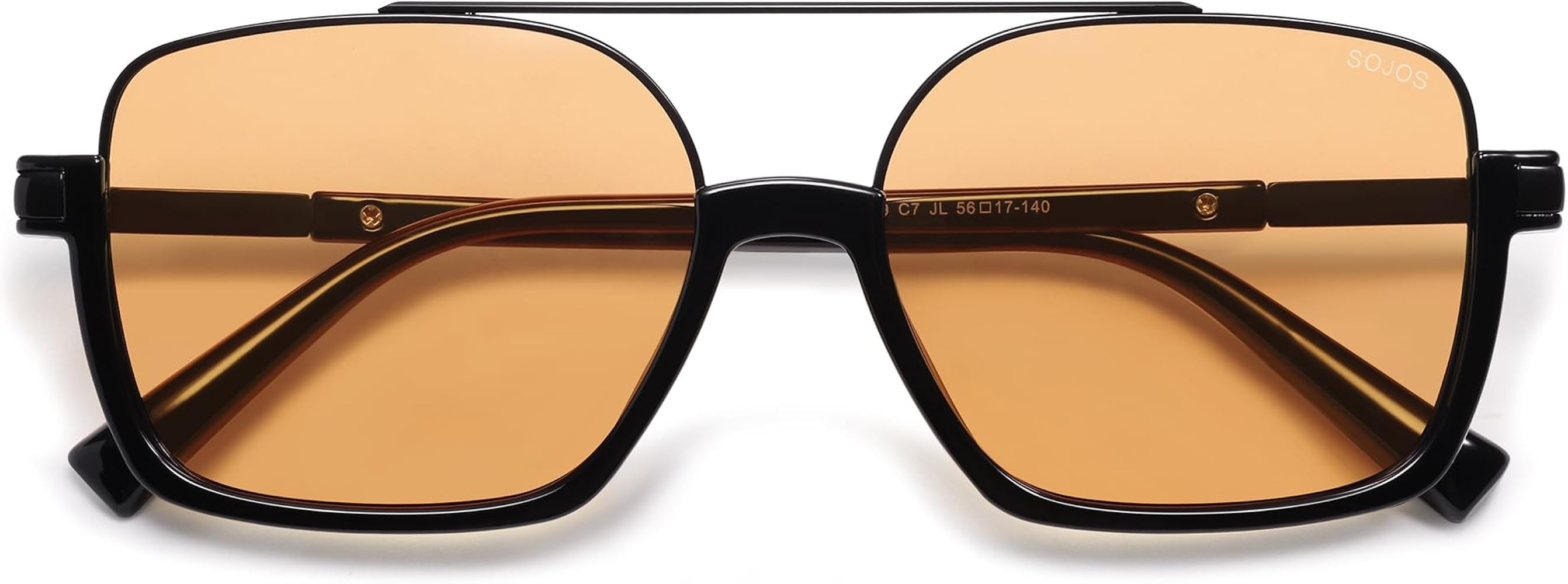 SOJOS Trendy Aviator Sunglasses for Women Men Polarized Retro Square Y2K Oversized Sun Glasses SJ... | Amazon (US)