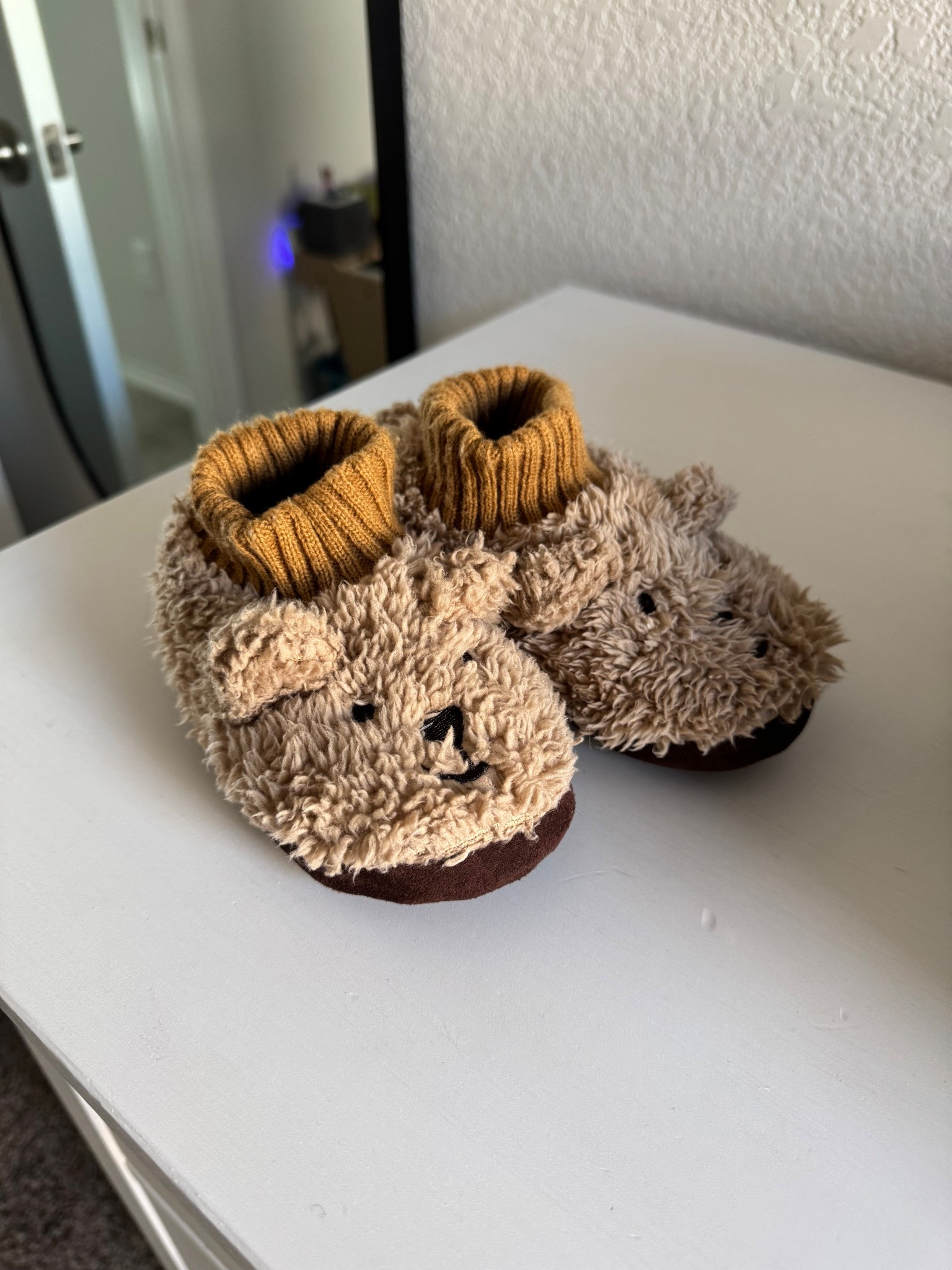 Teddy toddler slippers 

#LTKBaby #LTKFamily #LTKKids