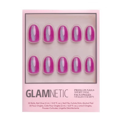 Glamnetic Press-On Women's Manicure Fake Nails - Berry Fizz - 30ct - Ulta Beauty | Target