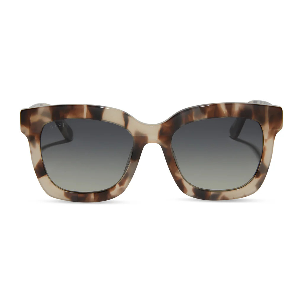 CARSON - CREAM TORTOISE + GREY GRADIENT + POLARIZED SUNGLASSES | DIFF Eyewear