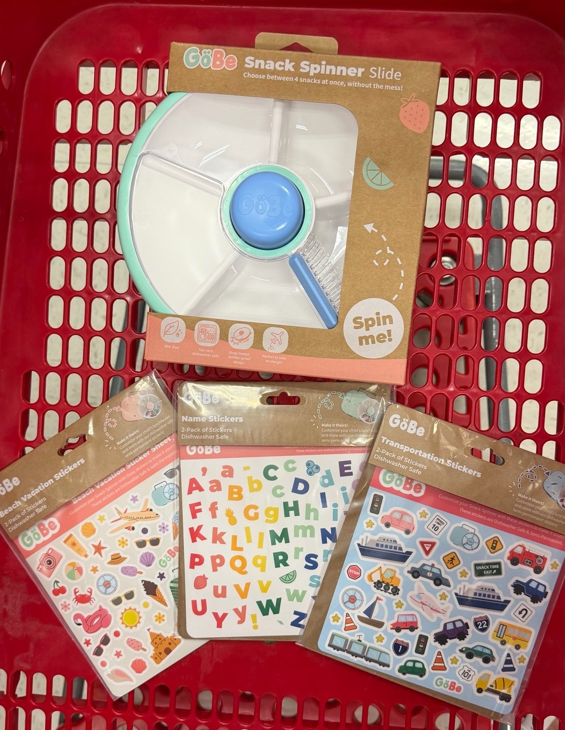 Gobe snack spinners and stickers. Personalize your child’s snack spinner. Target for the win.

#LTKKids #LTKBaby #LTKSaleAlert